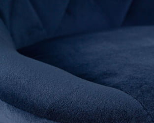 Стул барный DOBRIN LOGAN BLACK (синий велюр (MJ9-117)) 2 шт