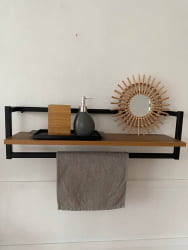 Полка настенная универсальная ПНУ-1 720*200*200мм Дуб Вотан