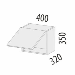 Антресоль (с системой плавного закрывания) Бьянка 102.105