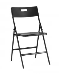 Комплект раскладного стола и стульев Кейт черный