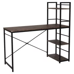 Письменный стол с полками BRABIX LOFT CD-005 Мореный дуб