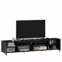 ТВ тумба Бруклин ЛД 685.030.000 М Черный глянец