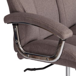 Кресло Trust (max) ткань рогожка Nice, мокко (серо-бежевая)