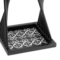 Стол Osteria/Остерия металл, черный, 25,5х25,5х59 см