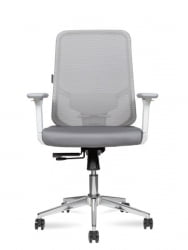 Кресло офисное Бест ЛБ вхите Грей / Best LB white Grey