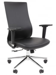 Офисное кресло CHAIRMAN 500 LUX БП экокожа Черный