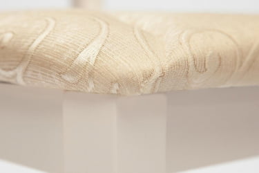 Стул Опера ( ОП-СC ) дерево гевея, 45х53х97см, иворй вхите (слоновая кость 2-5), ткань бежевая (А168Б) / Opera OP-SC ivory white (A168B)