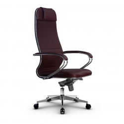 Кресло руководителя Metta L 1m 38K2K Комплект 3 Темно-бордовое