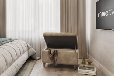 Пуф Чарли 2 PM-004.2 капучино (велюр)