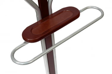 Вешалка CH-4089 дерево/хромированный металл, 48*32*110см, цвет Вишня