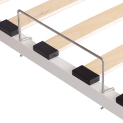 Кровать двуспальная Marco металл, 160*200см, белый