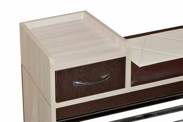 Тумба для обуви Ольга 5 Ясень шимо светлый Венге