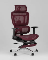 Кресло офисное ТопЧаирс Нимбус бордовый / TopChairs Nimbus