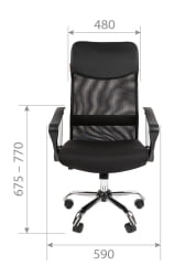 Кресло руководителя Chairman 610 15-21 Черный