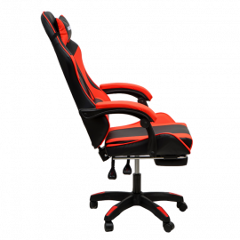 Геймерское кресло 1209-1 KINGQUEEN, цвет черный/красный, 1209-1-black-red-mass