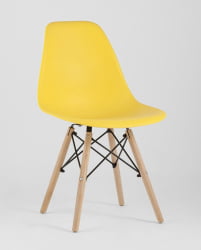 Стул Еамес Стйле ДСВ желтый (разборный каркас) / Eames Style DSW