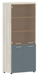 Шкаф комбинированный с топом Torr LUX TLHC 85.2 Сосна Эдмонд Серо-голубой