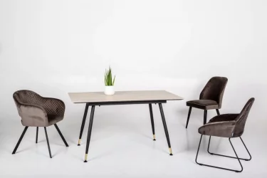 Кресло Oscar Arki микровелюр Желтый