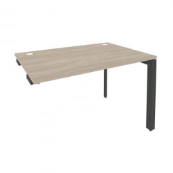 Стол-приставка на П-образном м/к к опорным элементам ОНИКС О.МП-СПР-2.8 Дуб Аттик/Антрацит / ONIX O.MP-SPR-2.8