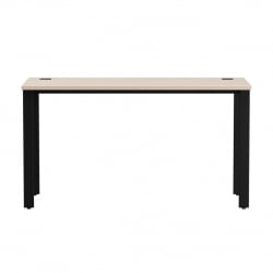 Стол прямой на металлокаркасе, опоры 90 гр Everprof EVO 254S007 Дуб Соната Черный