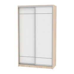 Шкаф-купе Б-230х135х60-1(ДСС-Белый-Д7Д7) / B-230х135х60-1(ДСС-Белый-D7D7)