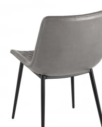 Стул Деймон экокожа Серый