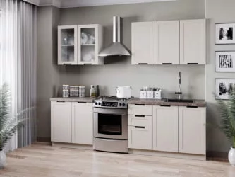 Шкаф кухонный 400 высокий Джамис ЛД 296.420.000.109 Белый Кашмир