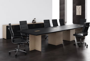 Кабинет для переговоров VELION №3 Яшма черный Кобра