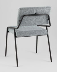 Стул Теллинг шенилл серо-синий