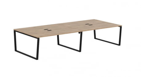 Бенч-система ЕДИС ЕВВСТ 3516 Дуб Денвер светлый Черный / EDIS EVWST