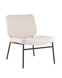 Кресло Эбигейл велюр молочный