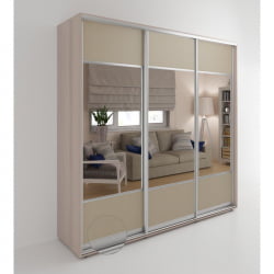 Шкаф-купе без зеркал Акцент-Дуэт КЛ 1800х600 Ясень шимо светлый