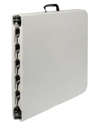 Стол складной чемодан пластиковый Кейт 120, стальной каркас, полиэтилен высокой плотности (HDPE)