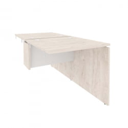 Стол-приставка двойной к опорным элементам ОНИКС О.Д.СПР-0.8 Денвер Светлый/Белый / ONIX O.D.SPR-0.8