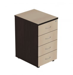 Тумба приставная с замком Р.Т-4.1 ЗЦ Венге Дуб Молочный