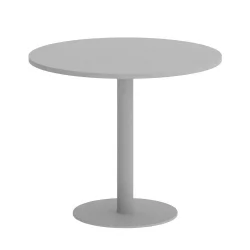 Стол журнальный круглый HOME OFFICE VR.SP-5-90.1 Серый/Серый металл