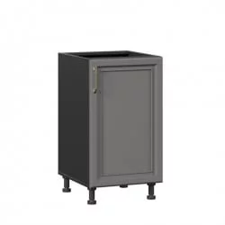 Тумба кухонная 450 Джелатто ЛД 241.030.000.130 Черный Оникс серый