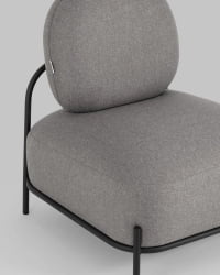 Кресло Стоун 1 рогожка Серый