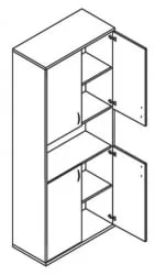 Шкаф СТ-1.5 Белый