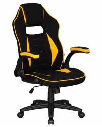 Кресло игровое DOBRIN RICK (черно-желтый)
