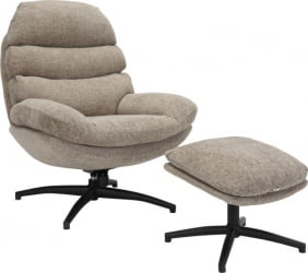 Кресло-реклайнер Еверпроф Черрй Ткань Бежевый / Everprof Cherry