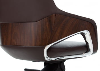 Кресло руководителя Бюрократ _ДЭО-2 Коричневый / _DAO-2