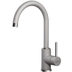 Смеситель Omoikiri Shinagawa-Gr/Латунь/Гранит/Leningrad Grey