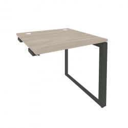 Стол-приставка на О-образном м/к к опорным элементам ONIX O.MO-SPR-0.8 Дуб Аттик/Антрацит