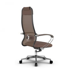 Кресло офисное МЕТТА B 1m 5/K116, Основание 17834 Комплект 3 Светло-коричневое