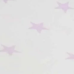 Комплект постельного белья детский сиреневые звезды на белом