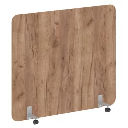 Перегородка на металлических опорах, на роликах Р-лине ДП.Р-160-140 Дуб Табак / R-line DP.R-160-140