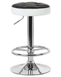 Табурет барный DOBRIN BRUNO (черно-белый) 2 шт