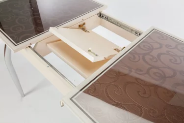 Столешница Чикаго КЗ (6191) крем,завитки бронза