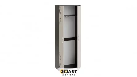 Шкаф в прихожую Витра тип 1 Венге Цаво Дуб Белфорт с рисунком